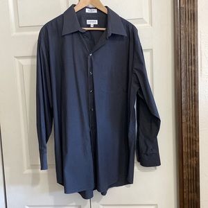 Concepts by Claiborne Men’s Long Sleeve Dress Shirt - Wrinkle-Free - 18 / 34-35